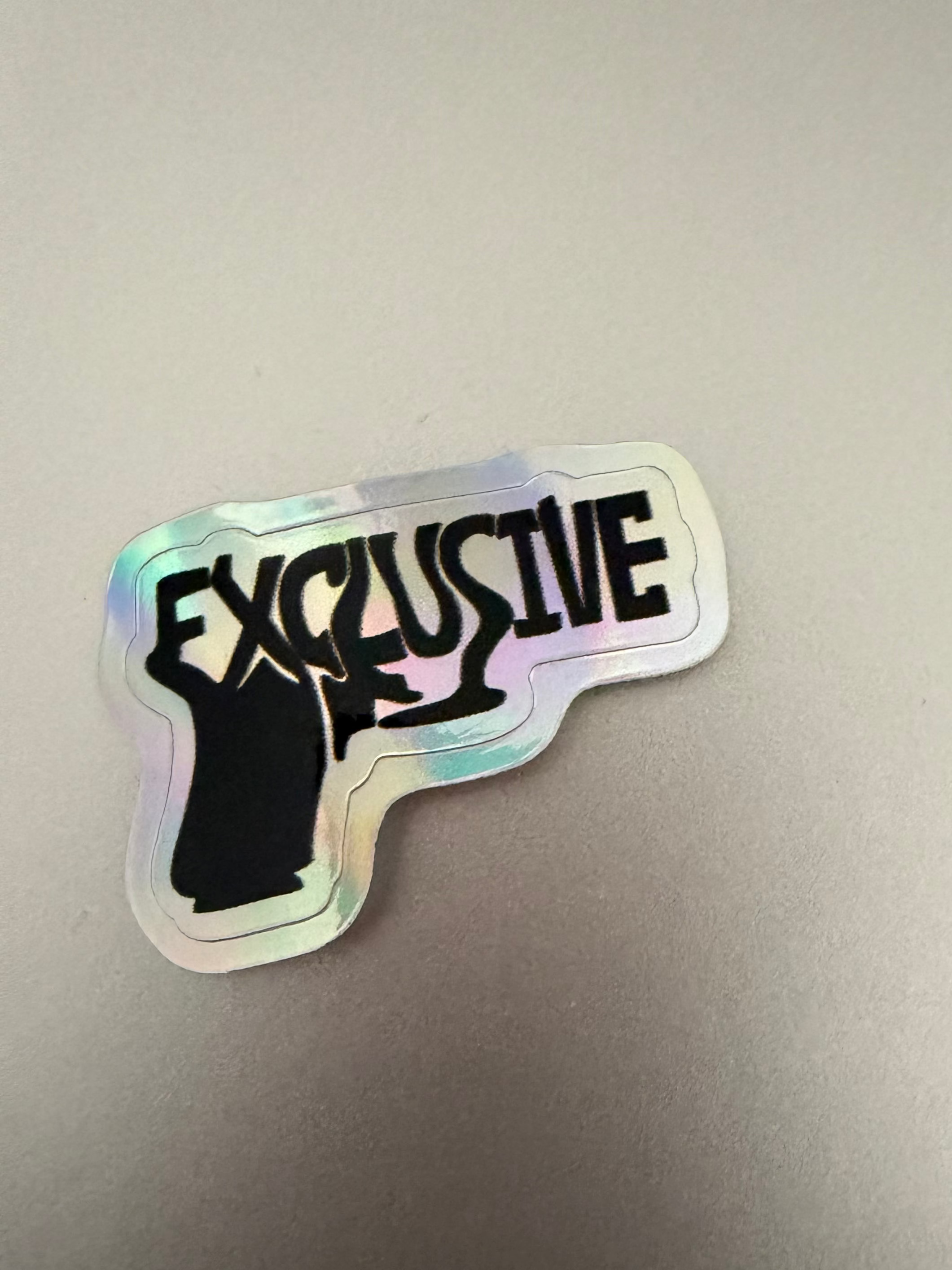 “Exclusive” sticker