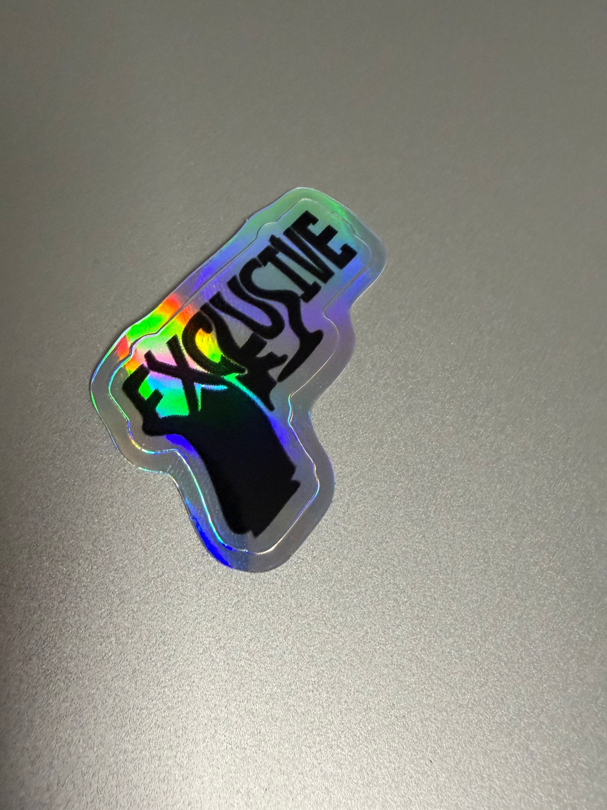 “Exclusive” sticker